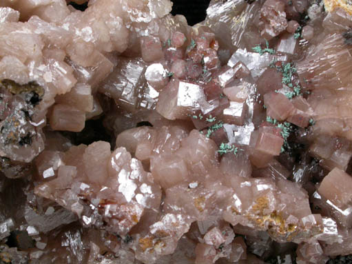 Pyromorphite with Native Copper from Bad Ems District, Rhineland-Palatinate, Germany
