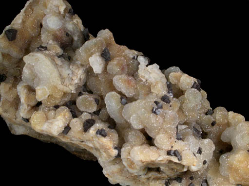 Limonite pseudomorphs after Pyrite on Quartz from Brazil