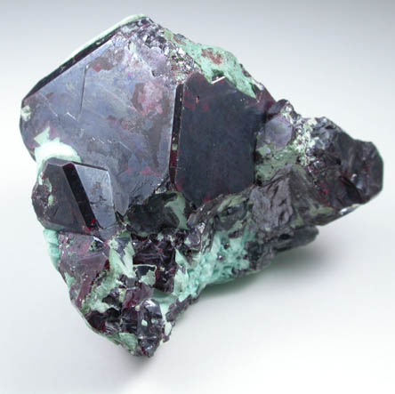 Cuprite with Chrysocolla from Kolwezi Mining District, 240 km WNW of  Lubumbashi, Katanga Copperbelt, Lualaba Province, Democratic Republic of the Congo