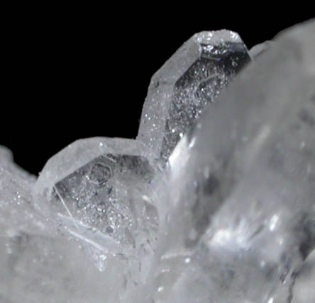 Quartz (with Japan Law-twinned) from Black Pine Mine, Flint Creek Valley, Granite County, Montana