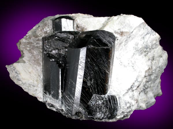 Schorl Tourmaline from Rice Mine, Groton, Grafton County, New Hampshire