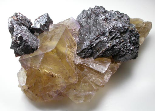 Fluorite and Sphalerite from Cave-in-Rock District, Hardin County, Illinois