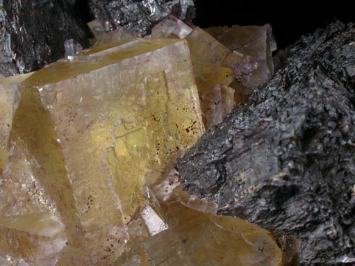 Fluorite and Sphalerite from Cave-in-Rock District, Hardin County, Illinois