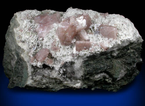 Heulandite and Laumontite from Prospect Park Quarry, Prospect Park, Passaic County, New Jersey