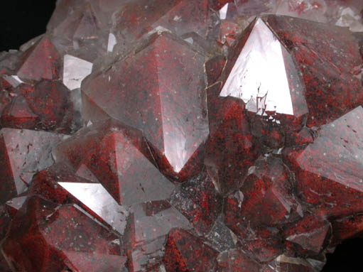 Quartz var. Smoky-Amethyst Quartz with Hematite inclusions from Blue Point Mine, Pearl Station, Thunder Bay District, Ontario, Canada