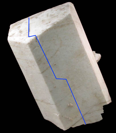 Microcline (Carlsbad-law twinned) from Moat Mountain, west of North Conway, Carroll County, New Hampshire