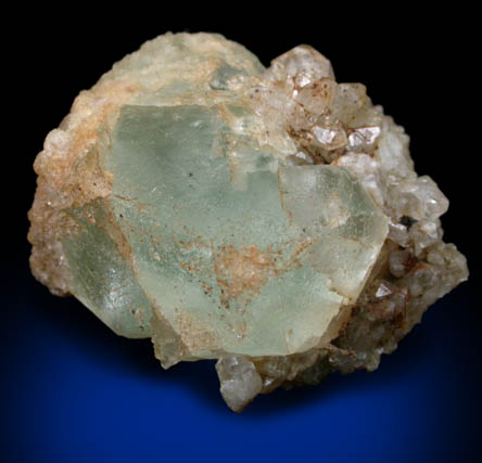 Fluorite and Quartz from Hurricane Mountain, east of Intervale, Carroll County, New Hampshire