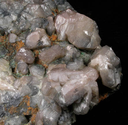 Cerussite on Galena from Prbram-Brezove Hory (Birkenberg), Central Bohemia, Czech Republic