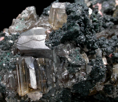 Djurleite, Cerussite, Dolomite from Tsumeb Mine, Otavi-Bergland District, Oshikoto, Namibia