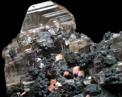 Djurleite, Cerussite, Dolomite from Tsumeb Mine, Otavi-Bergland District, Oshikoto, Namibia