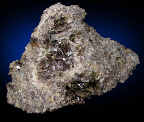 Axinite-(Fe) from Botallack Head, St. Just District, Cornwall,, England