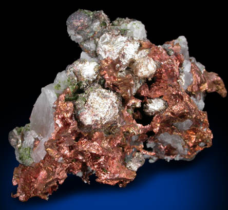 Silver and Copper (half-breed) from Caledonia Mine, Keweenaw Peninsula Copper District, Ontonagon County, Michigan