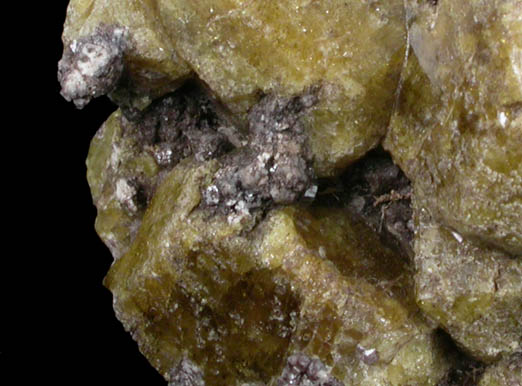 Vesuvianite with Grossular Garnet from Sierra de Cruces, east of Laguna de Jaco, near Hercules, Coahuila, Mexico