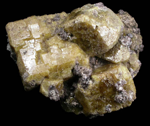 Vesuvianite with Grossular Garnet from Sierra de Cruces, east of Laguna de Jaco, near Hercules, Coahuila, Mexico