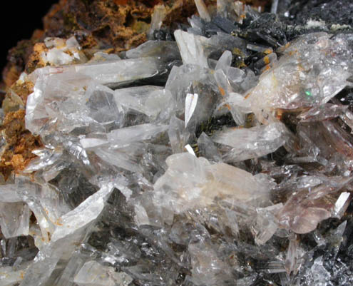 Cerussite on Galena from Elkhorn District, Jefferson County, Montana