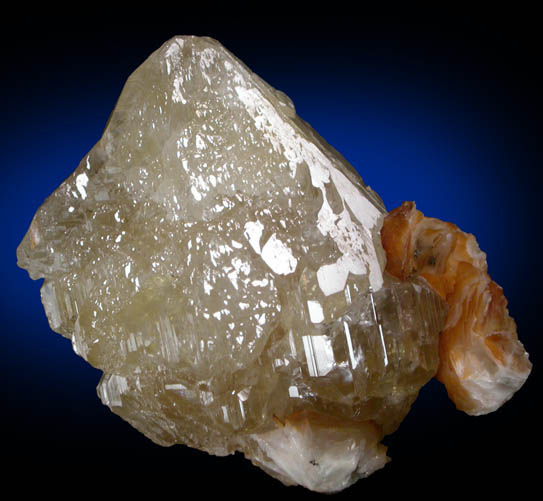 Cerussite with Barite from Mibladen, Haute Moulouya Basin, Zeida-Aouli-Mibladen belt, Midelt Province, Morocco