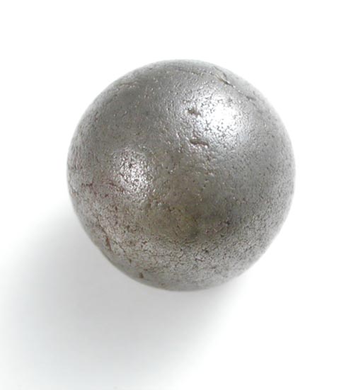 Diamond (1.83 carat gray spherical crystal) from Mbuji-Mayi (Miba), 300 km east of Tshikapa, Democratic Republic of the Congo
