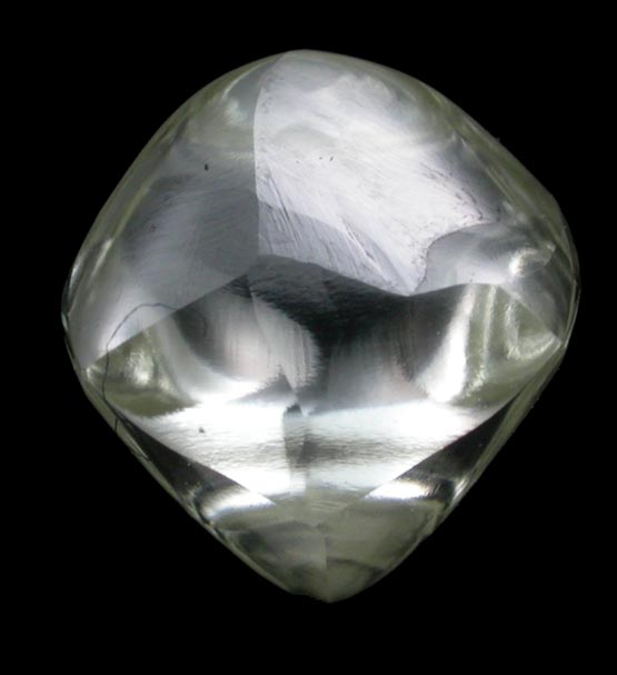 Diamond (2.01 carat cuttable yellow octahedral crystal) from Jwaneng Mine, Naledi River Valley, Botswana