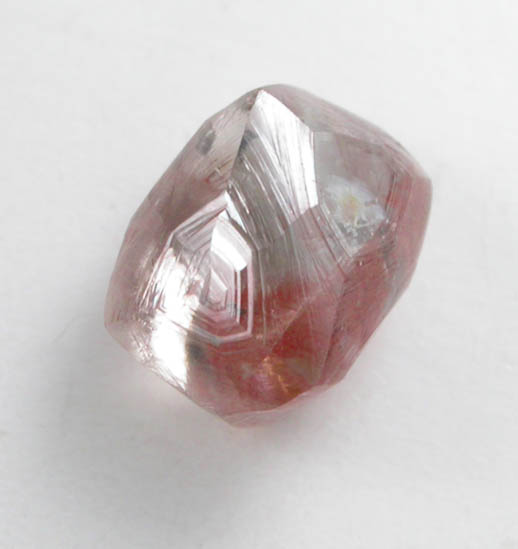 Diamond (1.21 carat fancy-red octahedral crystal) from Letlhakane Mine, south of the Makgadikgadi Pans, Botswana