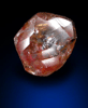 Diamond (0.99 carat fancy red-orange complex crystal) from Letlhakane Mine, south of the Makgadikgadi Pans, Botswana