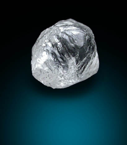 Diamond (0.42 carat colorless complex crystal) from Premier Mine, Gauteng Province, South Africa