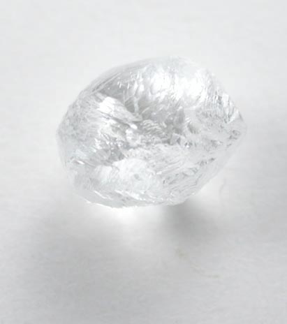 Diamond (0.42 carat colorless complex crystal) from Premier Mine, Gauteng Province, South Africa