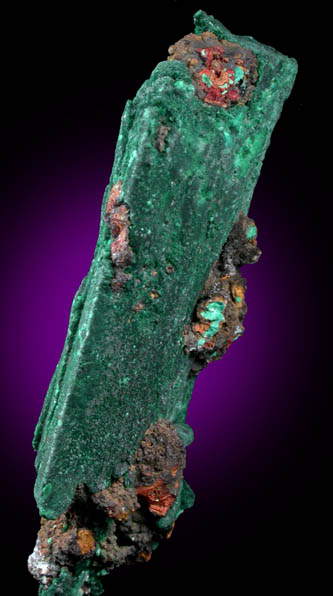 Malachite pseudomorph after Azurite from Tsumeb Mine, Otavi-Bergland District, Oshikoto, Namibia