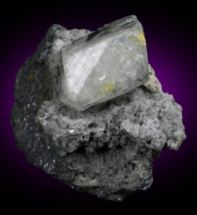 Anglesite on Galena from Tsumeb Mine, Otavi-Bergland District, Oshikoto, Namibia