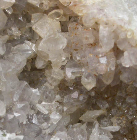 Anglesite and Quartz from Wheal Jane, Cornwall, England