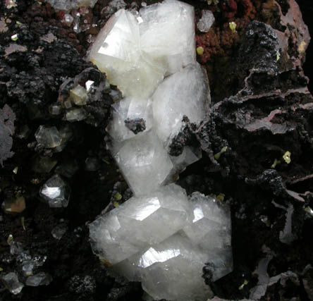 Adamite with Mimetite from Mapimi, Durango, Mexico