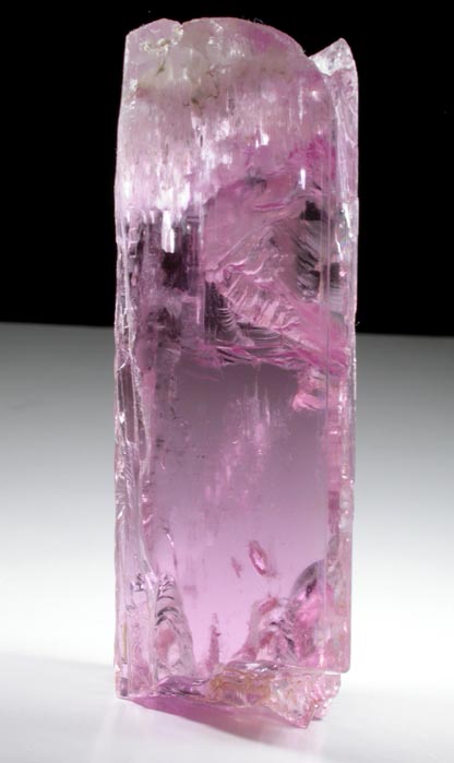 Spodumene var. Kunzite (gem-grade crystal) from Nuristan Province, Afghanistan