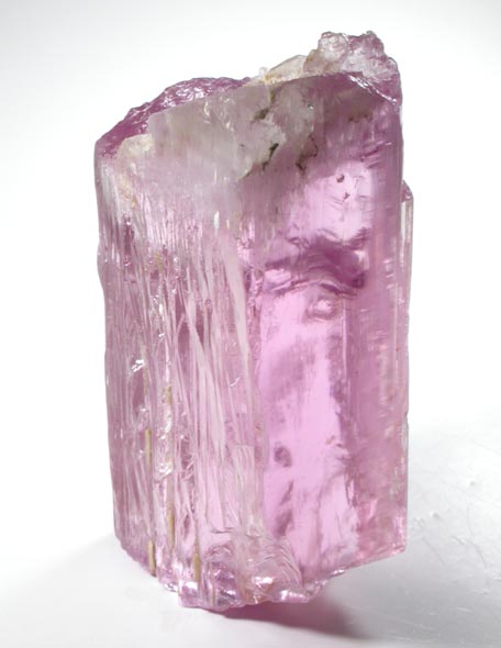 Spodumene var. Kunzite (gem-grade crystal) from Nuristan Province, Afghanistan