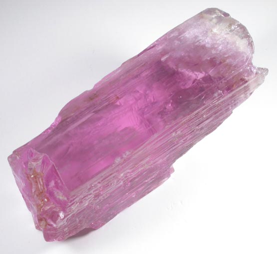 Spodumene var. Kunzite (gem-grade crystal) from Nuristan Province, Afghanistan