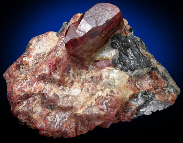 Chondrodite from Tilly Foster Iron Mine, near Brewster, Putnam County, New York