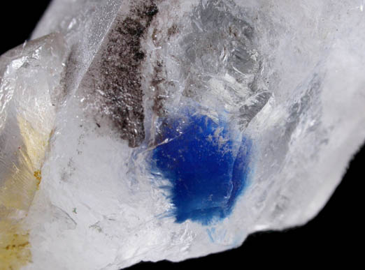 Quartz with Papagoite inclusions from Messina Mine, Limpopo Province, South Africa