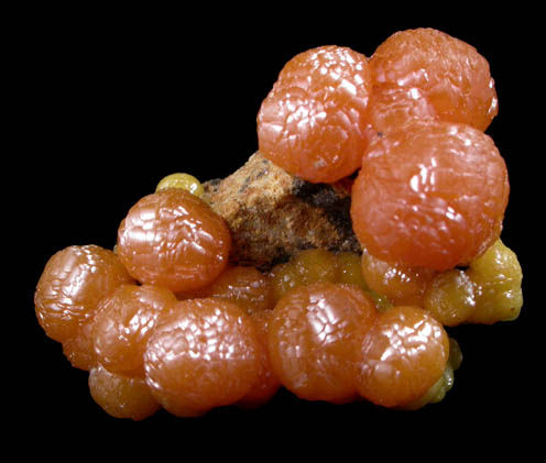 Pyromorphite from Bunker Hill Mine, 12 Level, Brown Vein, Coeur d'Alene District, Shoshone County, Idaho