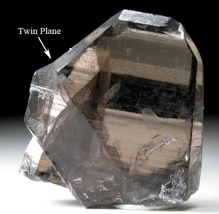 Quartz (Japan Law-twinned) from Mina Tiro Estrella, El Capitan Mountains, Lincoln County, New Mexico