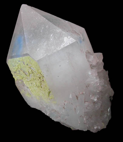 Quartz with Papagoite inclusions from Messina Mine, Limpopo Province, South Africa