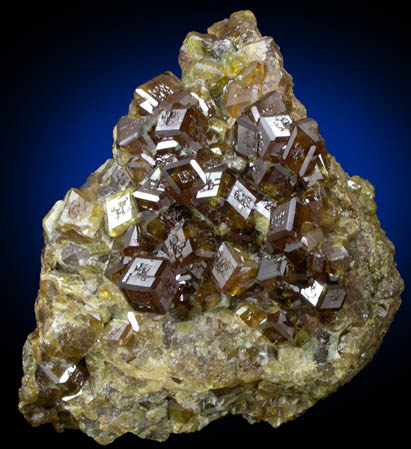 Andradite var. Topazolite Garnet from Piemonte, Italy