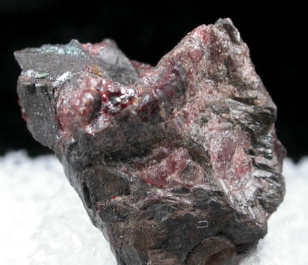 Jacobsite with Zincite from Taylor Mine, Franklin, Sussex County, New Jersey