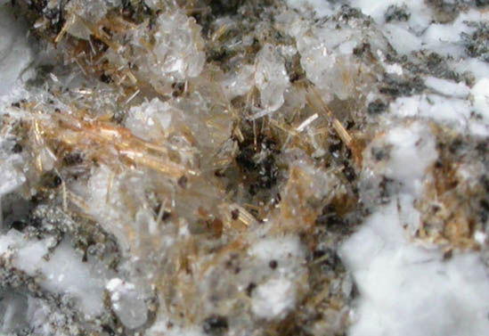 Labuntsovite-Mn from Poudrette Quarry (Demix Quarry), Mont Saint-Hilaire, Qubec, Canada