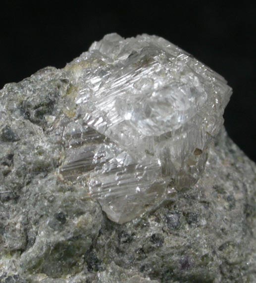 Diamond cluster in Kimberlite (approximately 3.0 carats of diamond) from Mirny, Republic of Sakha, Siberia, Russia