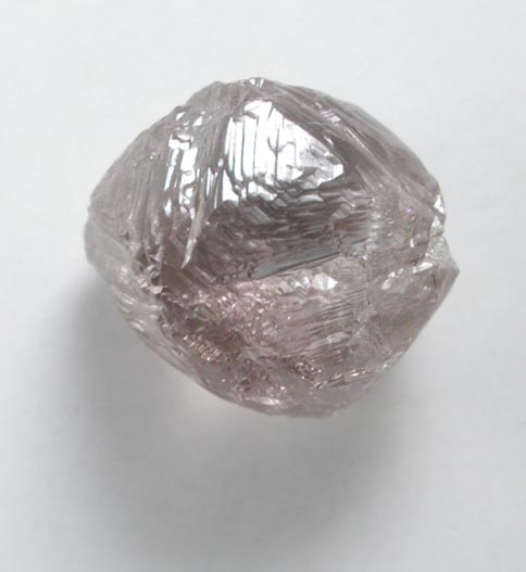 Diamond (1.22 carat pink-brown octahedral crystal) from Venetia Mine, Limpopo Province, South Africa