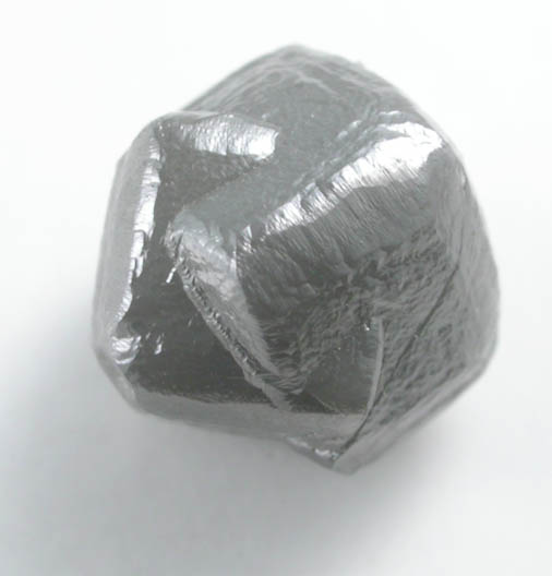 Diamond (2.35 carat intergrown gray cubic crystals) from Mbuji-Mayi (Miba), 300 km east of Tshikapa, Democratic Republic of the Congo