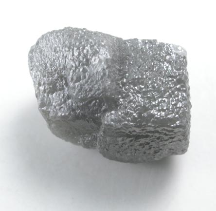 Diamond (1.89 carat interconnected gray cubic crystals) from Mbuji-Mayi (Miba), 300 km east of Tshikapa, Democratic Republic of the Congo