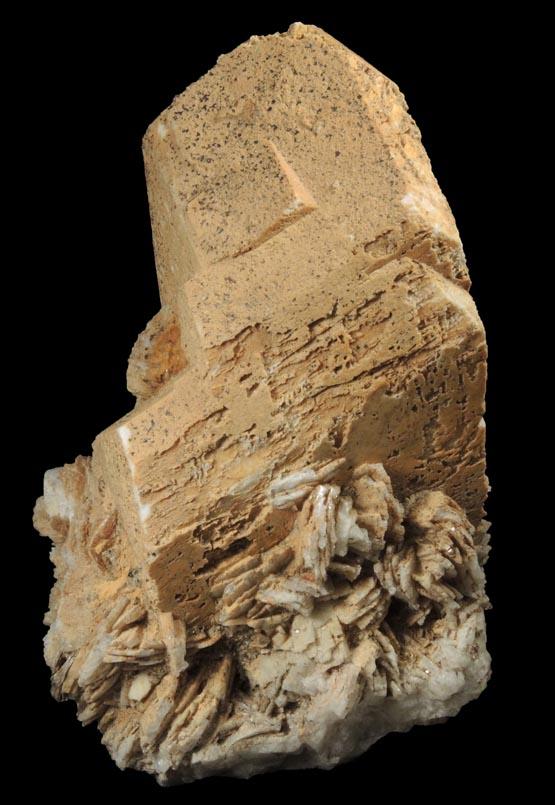 Microcline (Baveno-law twinned) with Albite from Moat Mountain, west of North Conway, Carroll County, New Hampshire