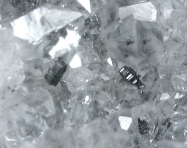 Wurtzite (sphalerite pseudomorphs after wurtzite?) and Galena on Quartz from railroad cut near Thomaston Dam, Litchfield County, Connecticut