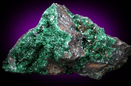Powellite and Brochantite from Chuquicamata Mine, 15 km north of Calama, Antofagasta, Chile