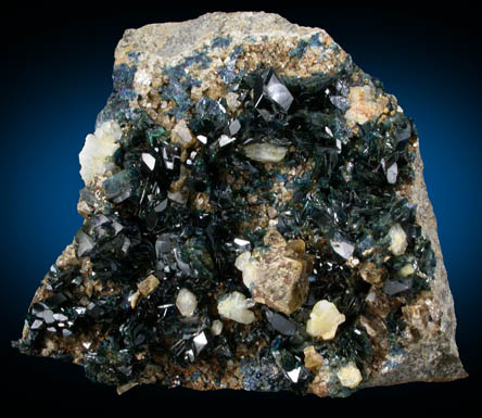 Lazulite and Siderite from Rapid Creek, 70 km northwest of Aklavik, Yukon, Canada