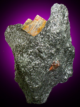 Pyrite in Prochlorite matrix from Chester, Vermont